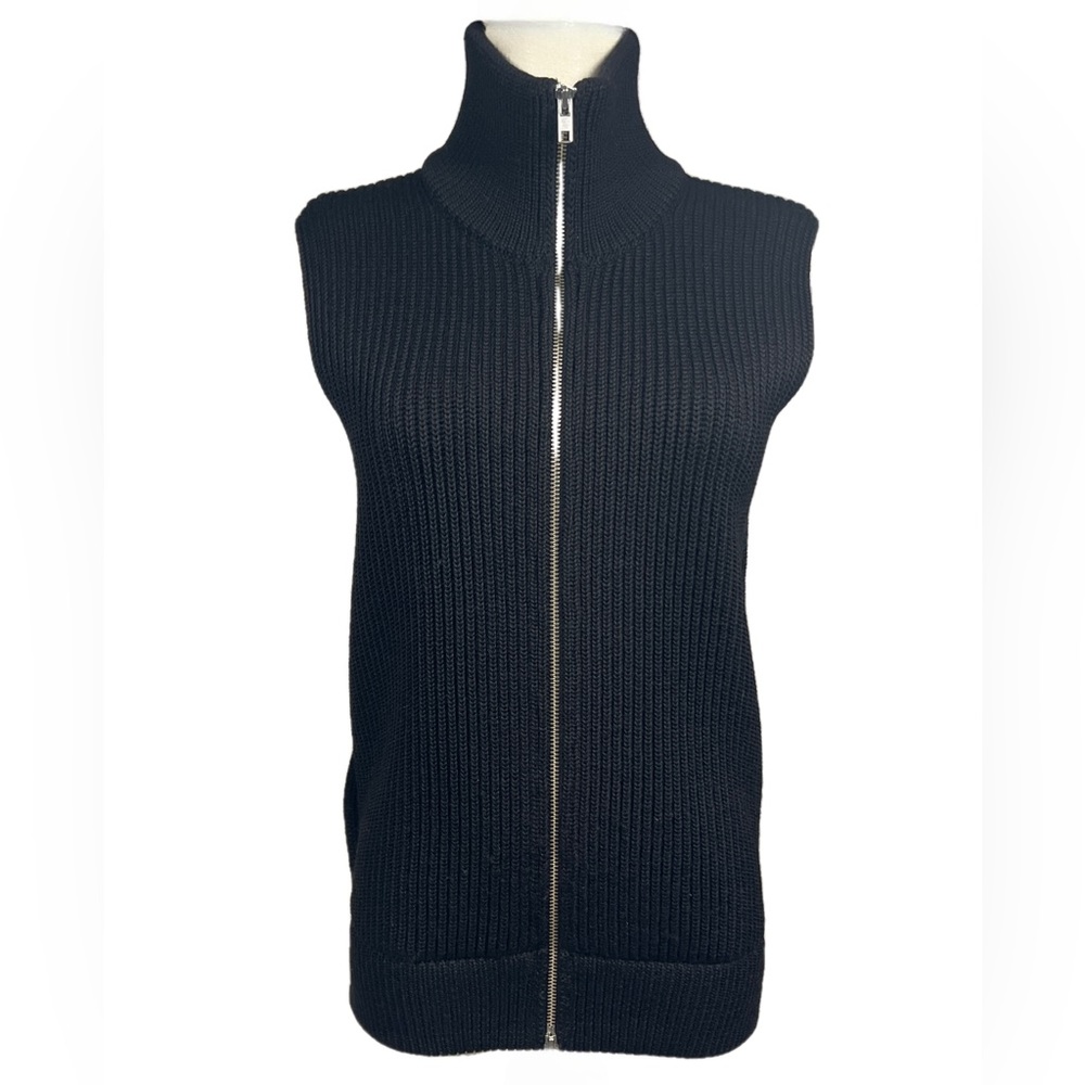 SACAI sleeveless zip shirt